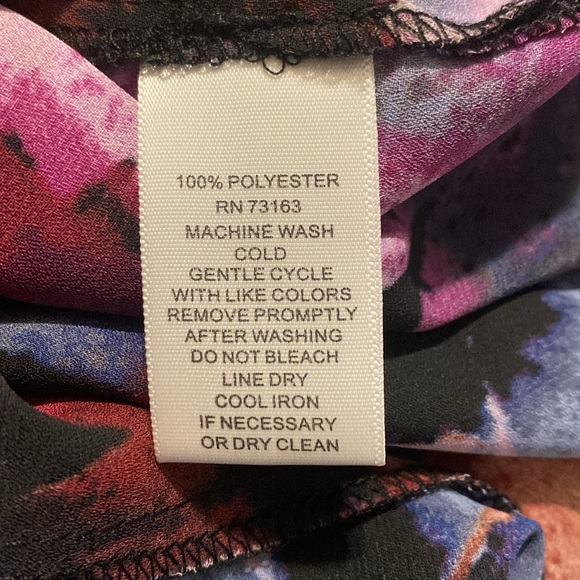 Cupio Women’s Floral Blouse Small Ruffles Long Sleeve High Low Whimsigoth - Picture 7 of 13